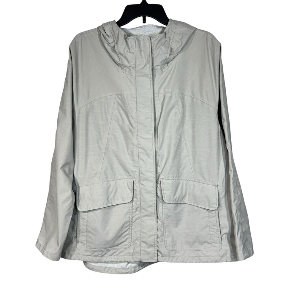 PrAna X-Large Winter Maritime Jacket Full-Zip Pockets Hooded Waterproof Womens